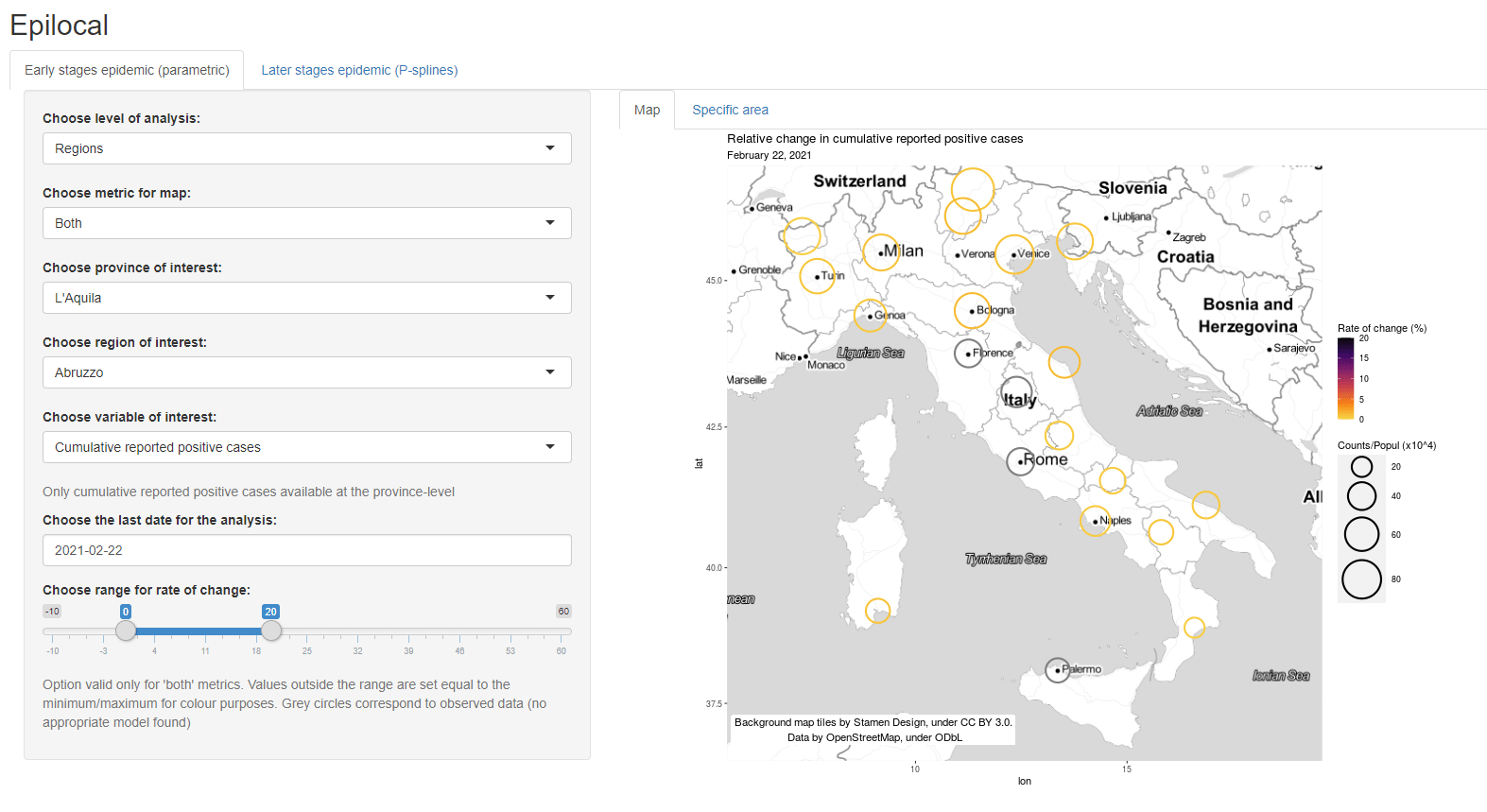Epilocal: a real-time tool for local epidemic monitoring Image of Epilocal: a real-time tool for local epidemic monitoring